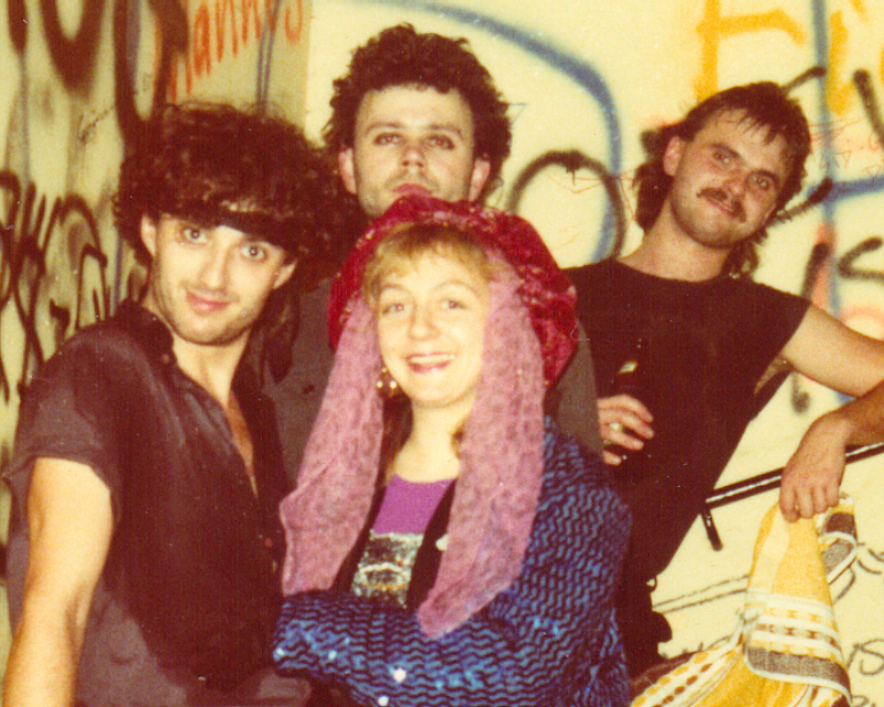im Backstage des QUARTIER LATIN, Westberlin, 1986